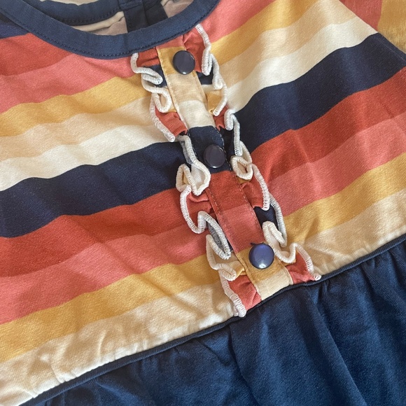 RUFFLE BUTTS DESERT HORIZON STRIPE FULL LENGTH ROMPER SIZE 18-24 MONTHS - Picture 2 of 11